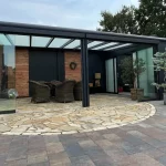 Terrassenüberdachung Anthrazit