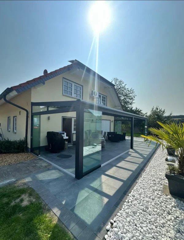 Wintergarten 5x3m Anthrazit