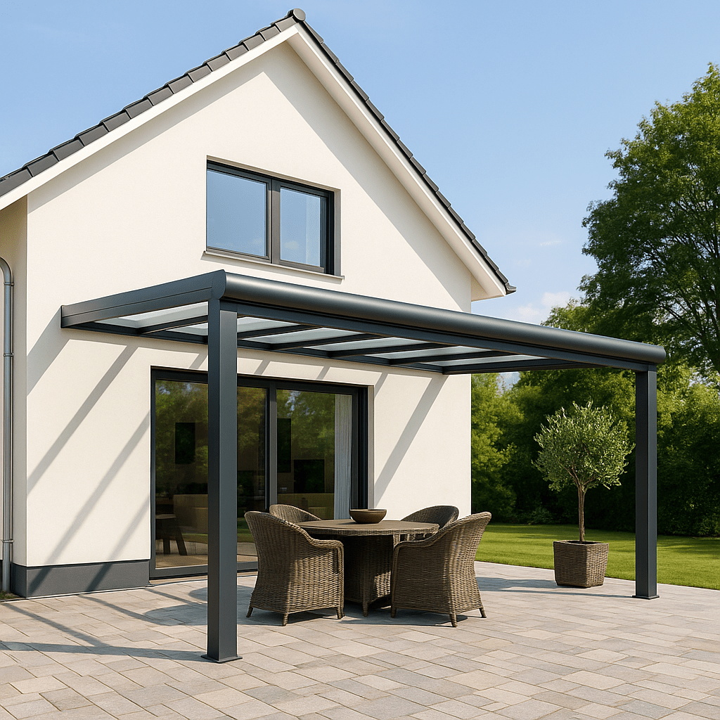 Konfigurator 2 Wandmontierte Terrassenüberdachung