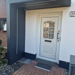 Eingangsüberdachung L Form