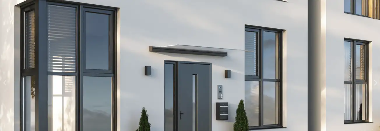 Eingangsüberdachung Vordach Aluminium