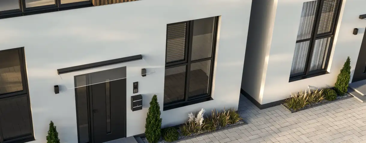 Eingangsüberdachung Vordach Glas