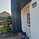 Eingangsüberdachung Vordach L Form