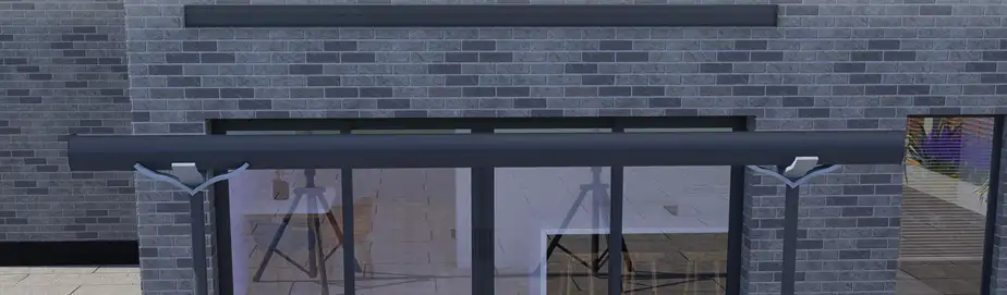 Wintergarten bauen Anleitung 4 Regenrinne für Wintergarten Platzieren