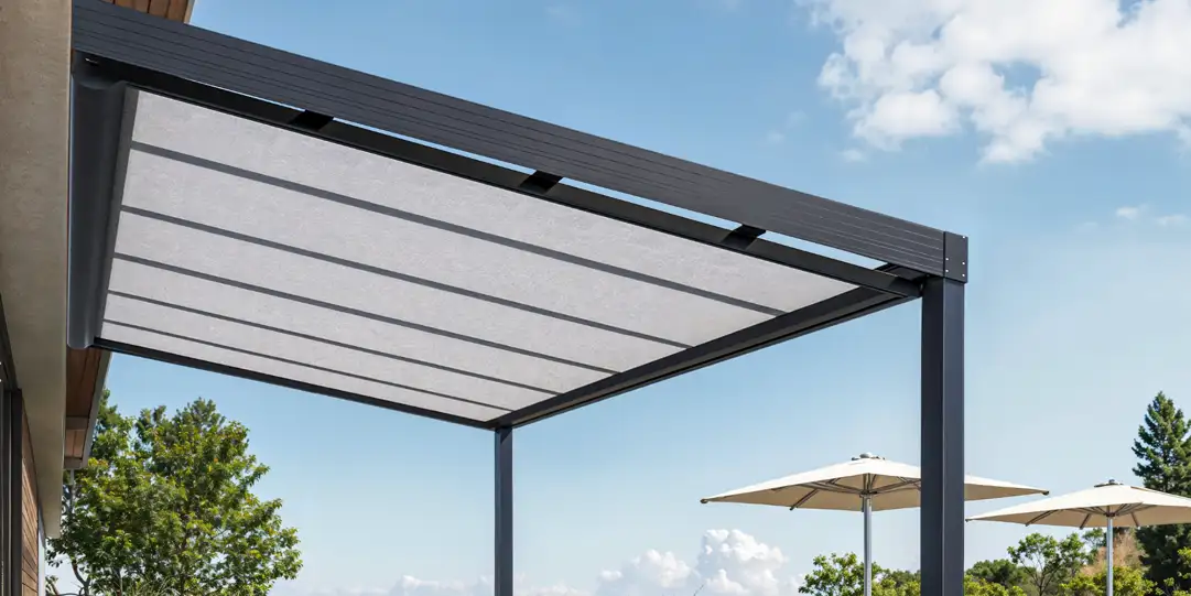 Balkonüberdachungen 3 Unterdachmarkise für Balkonüberdachung – Sonnenschutz unter Glas