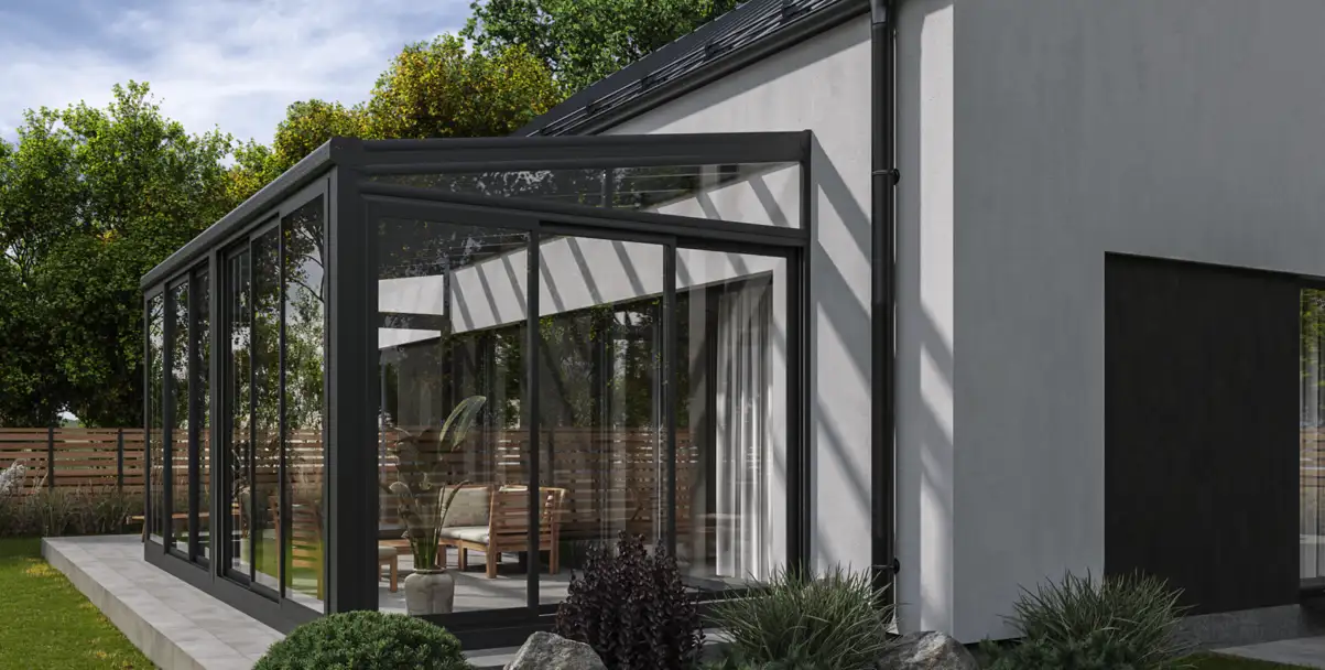 Wintergarten aus Aluminium – pflegeleichte Profile, moderne Optik