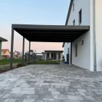 Carport Alu mit Trapezblech