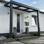 Eingangsüberdachung Aluminium