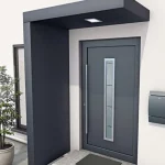 Eingangsüberdachung L Form