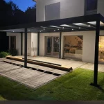 Terrassenüberdachung mit LED