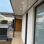 Vordach Aluminium LED Edel