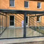 Wintergarten 4x4 Meter Anthrazit