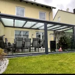 Wintergarten 5x3 Meter Anthrazit Aluminium