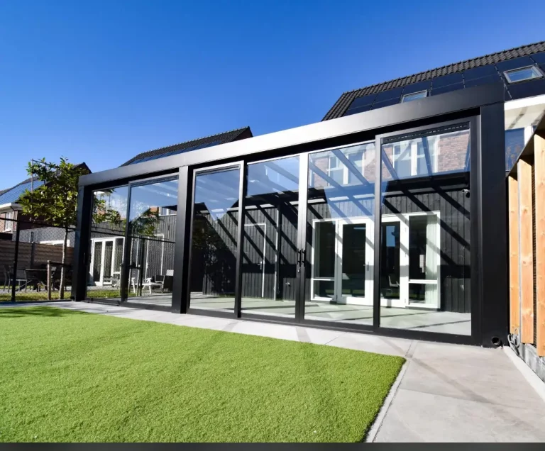 Wintergarten 7x4 Meter Frontansicht