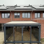 Terrassenüberdachung in Kraichtal 23 Wintergarten Aluminium 4x3 Meter Anthrazit mit Markise