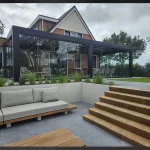 Wintergarten Flachdach Aluminium 5x3 Meter