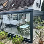 Wintergarten Freistehend Anthrazit