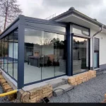 Wintergarten Sonderform Anthrazit