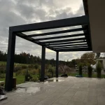 Terrassenüberdachung Aluminium ANthrazit